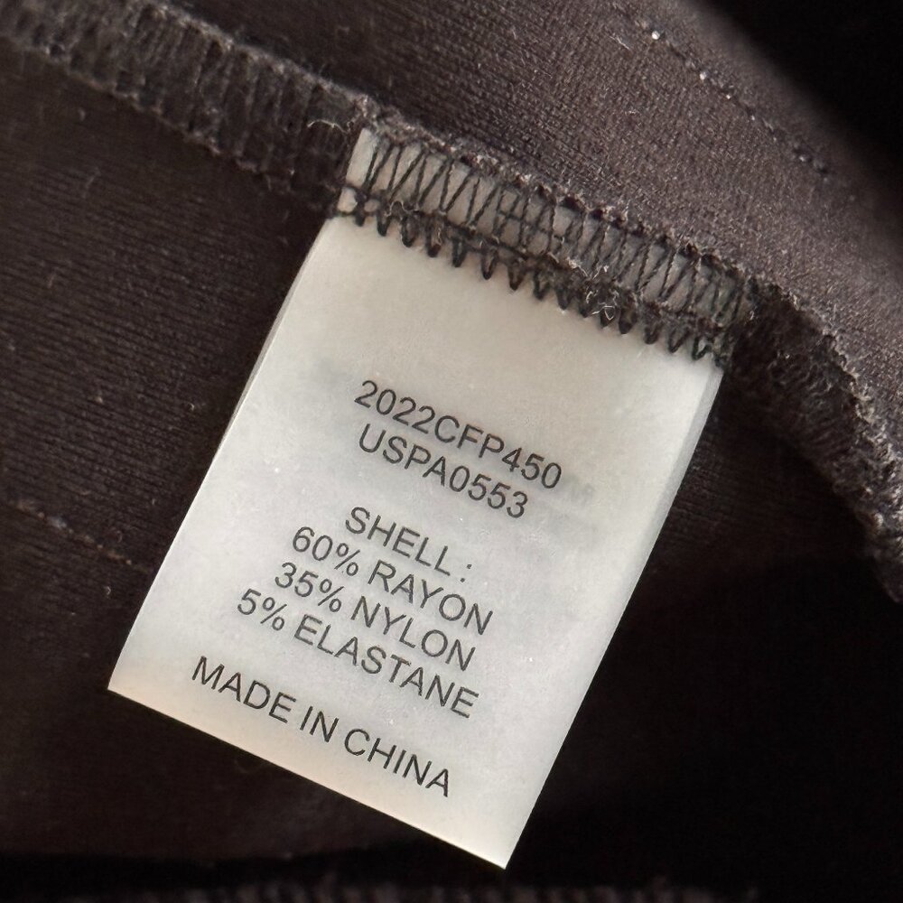 UNWORN Universal Standard Stephanie Wide Leg Stripe Ponte Pants, Size M (18-20) - Picture 4 of 4